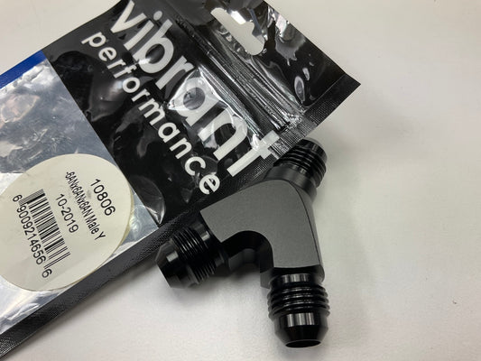 Vibrant Performance 10806 60 Degree Y Adapter Fitting, -6AN