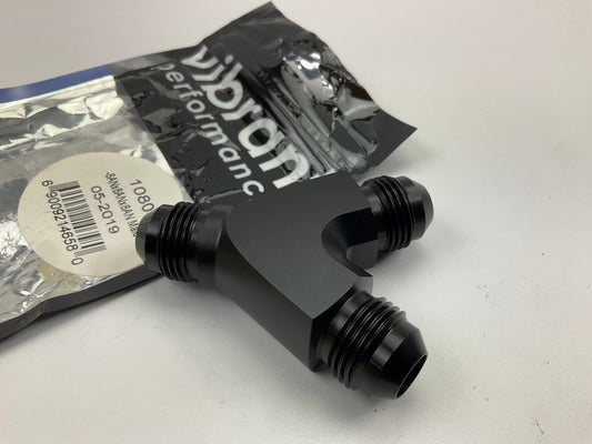 VIBRANT PERFORMANCE 10808 Y Adapter Fitting; -8AN In X -8AN X -8AN