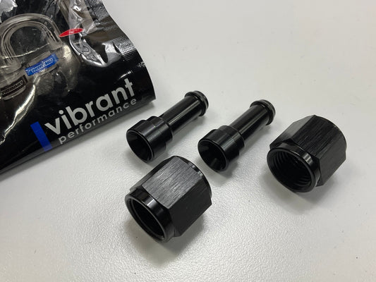 (2) Vibrant Performance 11215 Female -6An To 5/16 Barb Fitting