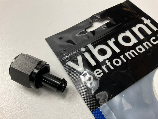 Vibrant Performance 11215 Female -6AN To 5/16'' Hose Barb Straight Adapter