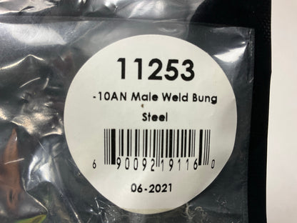 Vibrant Performance 11253 Male AN Flare Weld Bung, Mild Steel, -10 AN