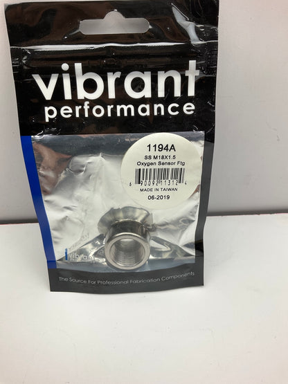 Vibrant Performance 1194A Standard O2 Sensor Weld Bung, M18 X 1.5