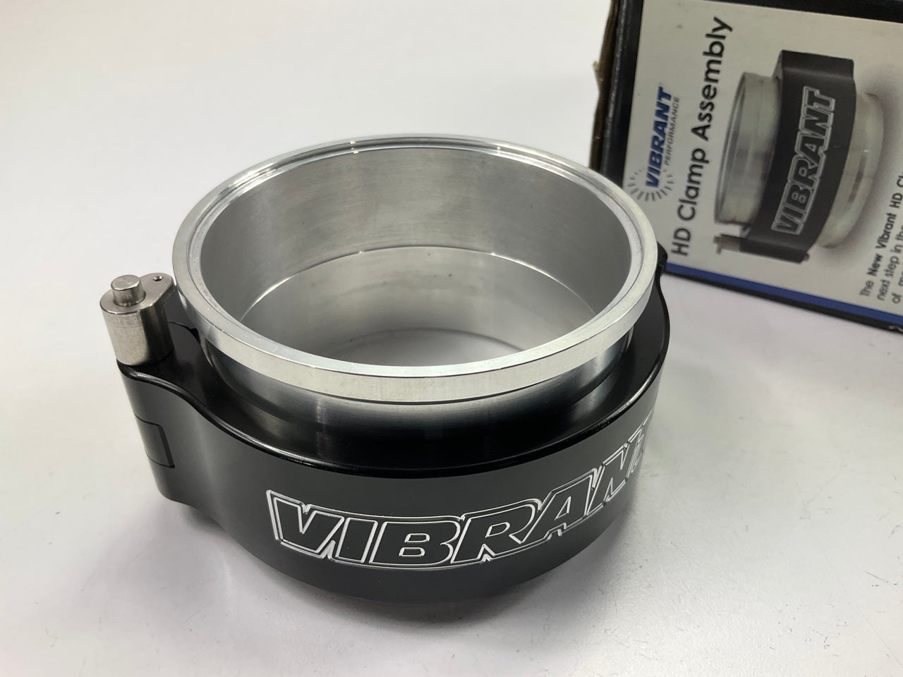 Vibrant 12516 Anodized Black Clamp HD Air Tube Clamp For 3'' OD Tubing