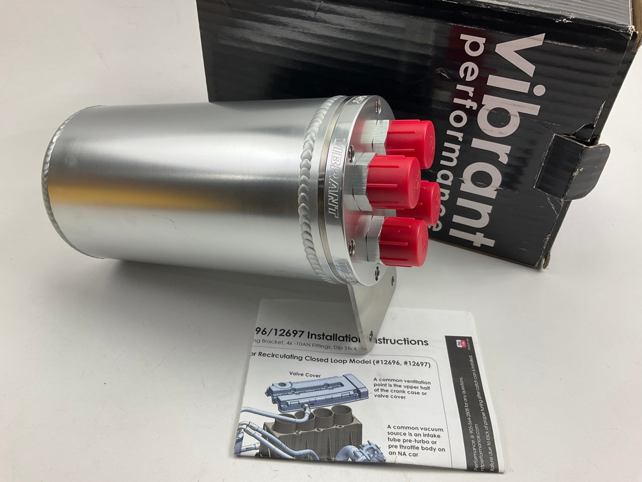 Vibrant Performance 12696 Universal Oil Catch Can