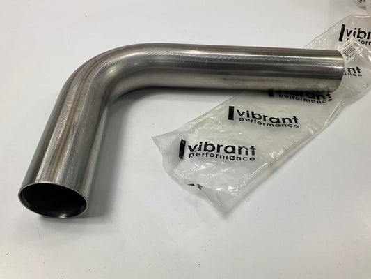 Vibrant Performance 13040 90 Deg T304 Stainless Steel 2.5'' OD Mandrel Bend Tube