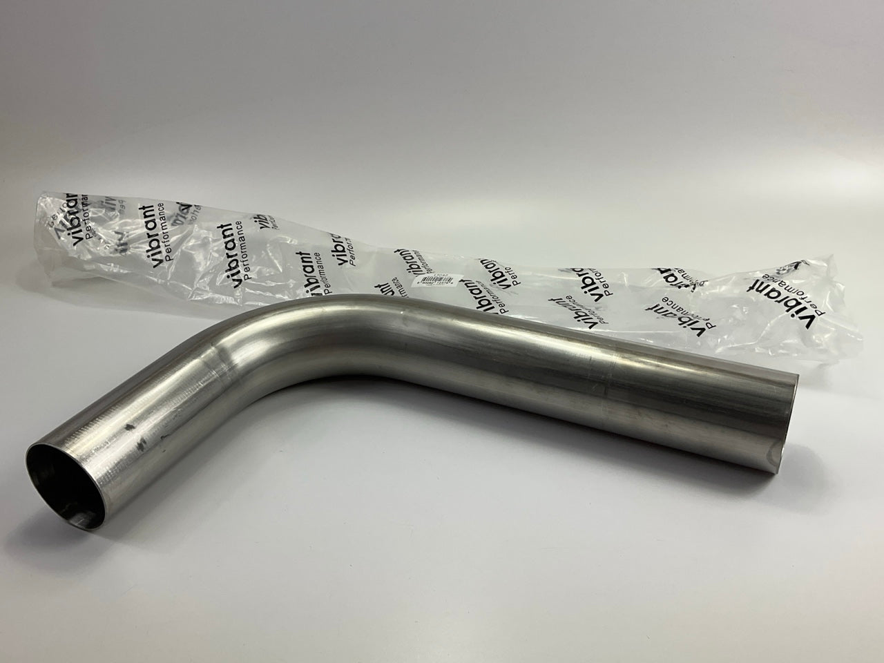 Vibrant 13042 90 Degree T304 Stainless Steel Mandrel Bend Exhaust Tube, 3'' OD