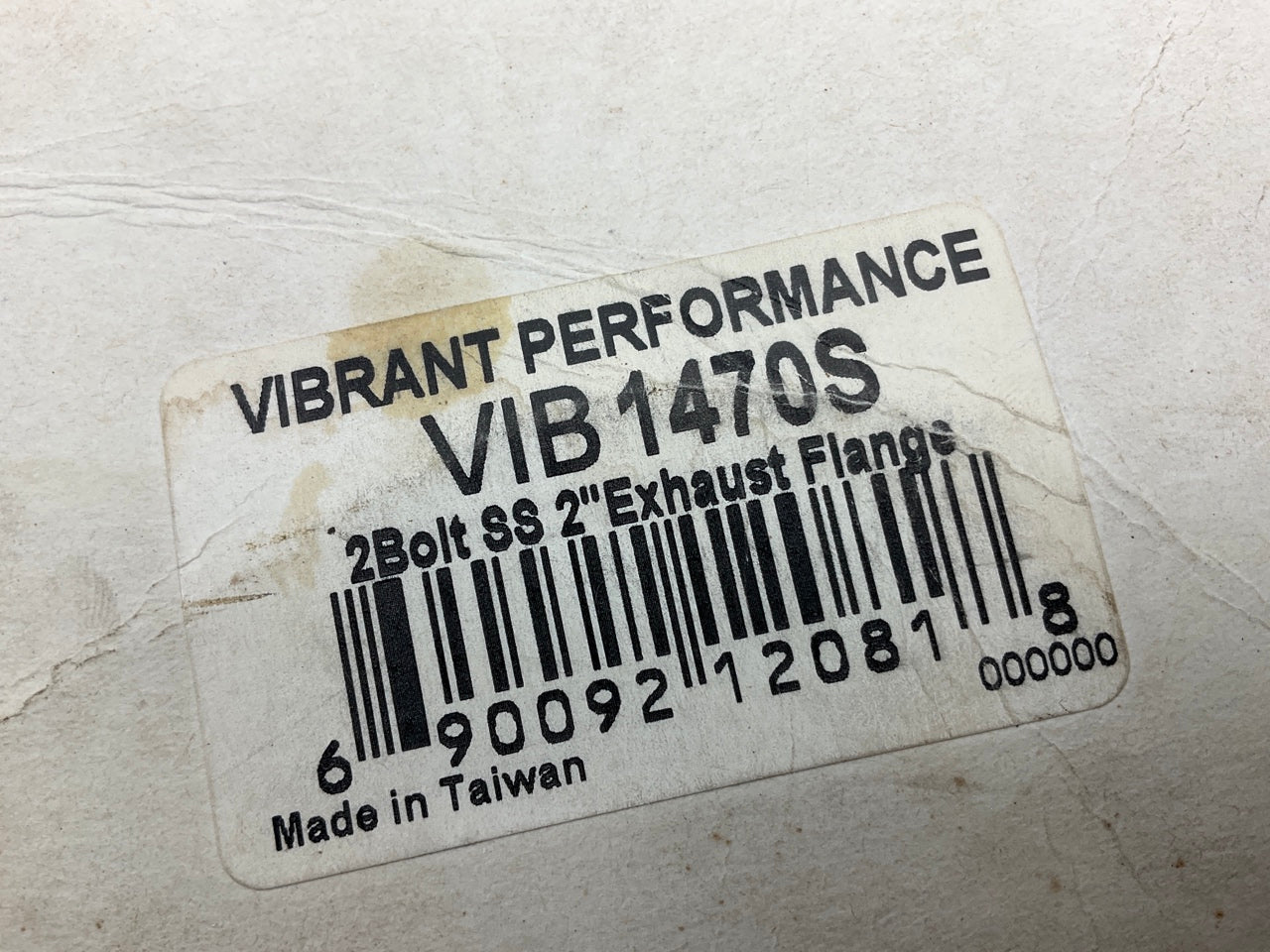 Vibrant Performance 1470S 2-Bolt Stainless Steel Flange, 2 Inch I.D.