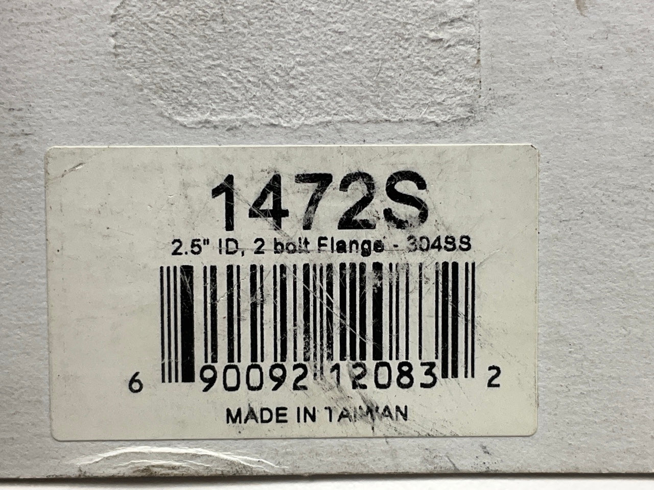 Vibrant Performance 1472S 2-Bolt 2-1/2'' Stainless Steel Flange, 2.5'' I.D