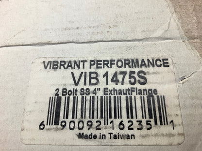 Vibrant Performance 1475S 4'' ID T304 Stainless Steel 2-Bolt Exhaust Flange