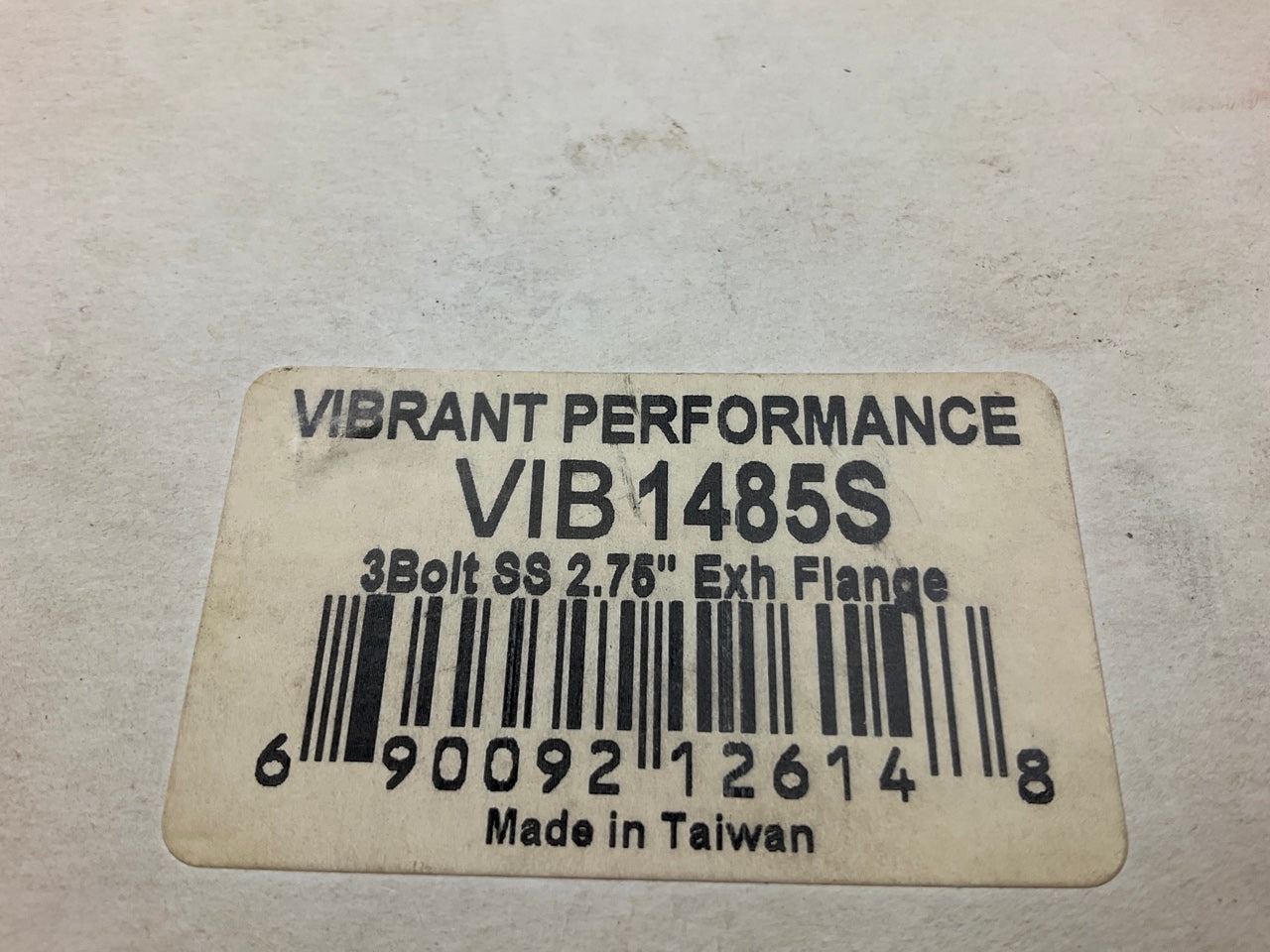 Vibrant Performance 1485S 2.75'' Stainless Steel 3-Bolt Exhaust Flange