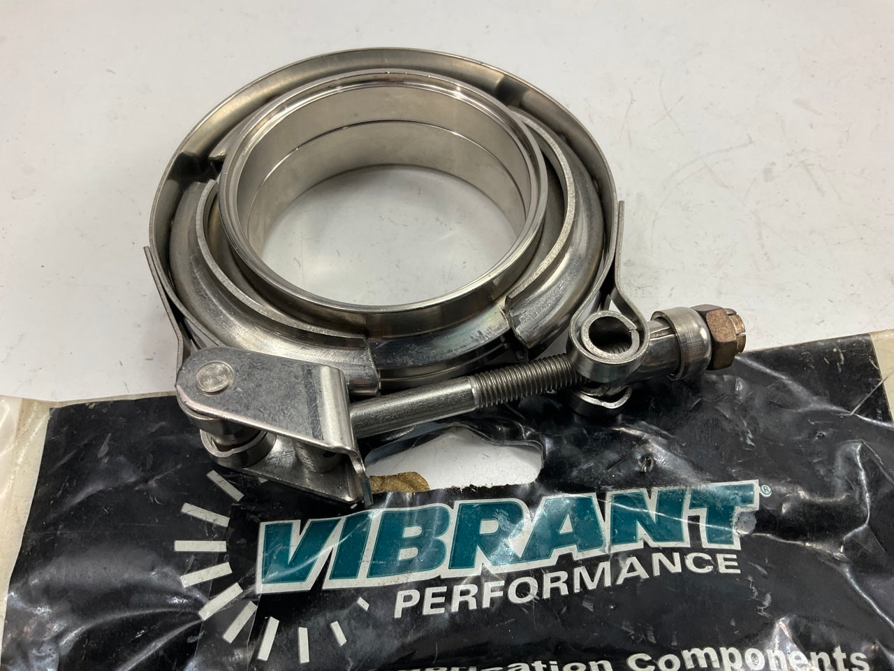 Vibrant Performance 1489  2-1/4'' (2.25'') V-band Flange & Clamp, Stainless Steel