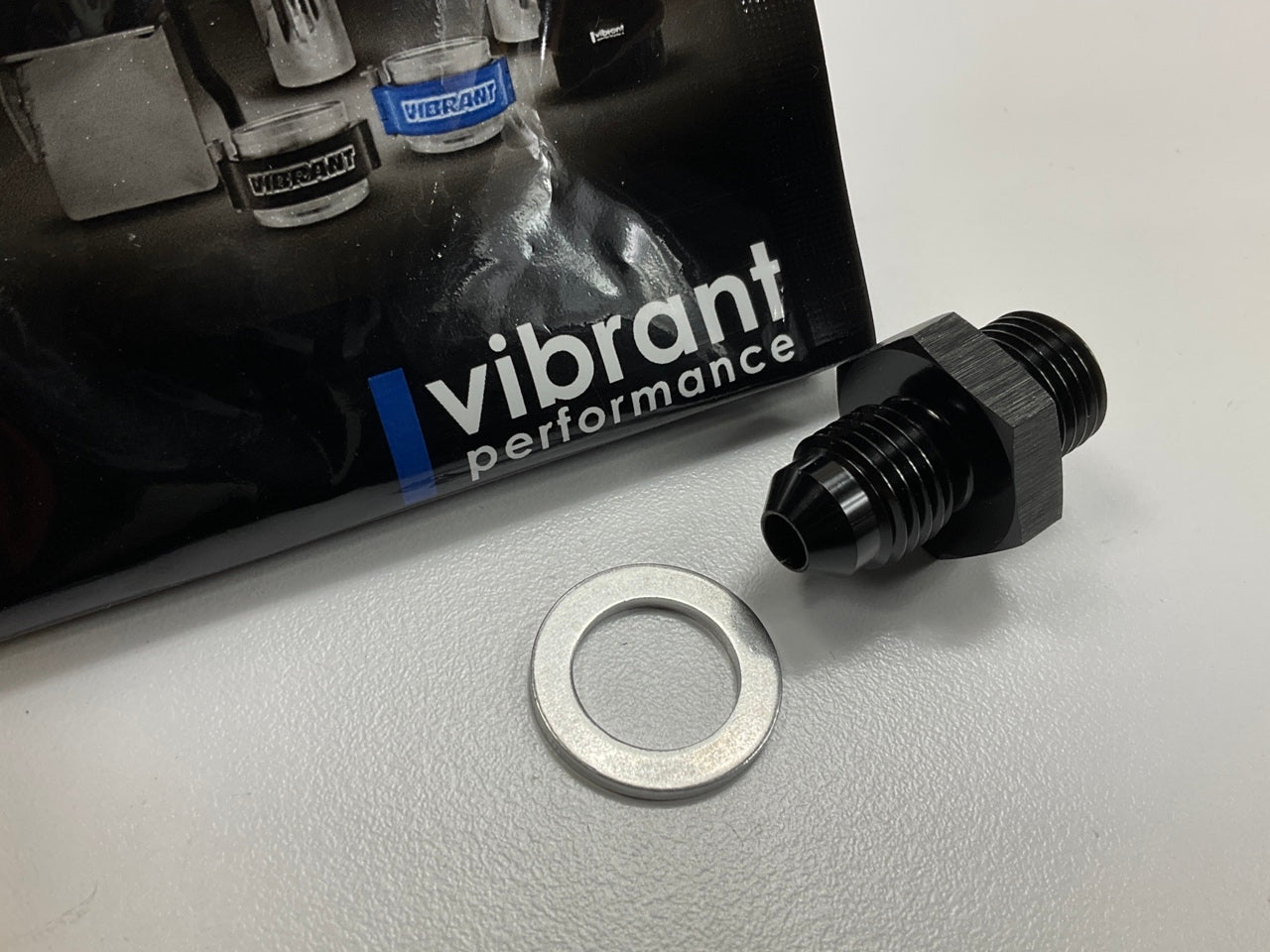 Vibrant Performance 16608 Male AN Flare To Metric Adapter, M12 X 1.25 To -4 AN