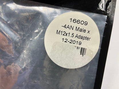 (2) Vibrant Performance 16609 Male -4 AN Flare To Male M12 X 1.5 Metric Adapter