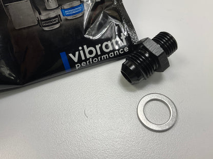 Vibrant Performance 16615 Male -6 AN Flare To Male M12 X 1.25 Metric Adapter
