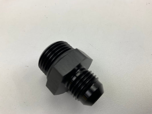 Vibrant 16827 Black -6AN Flare To -8AN Adapter Fitting Straight Cut With O-ring