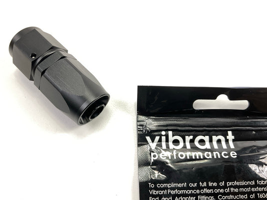 Vibrant Performance 21008 Straight -8AN Swivel Hose End Fitting