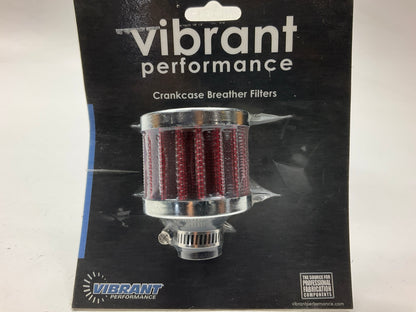 Vibrant Performance 2167 Engine Crankcase Breather Filter, 1/2'' Inlet X 3.125'' H
