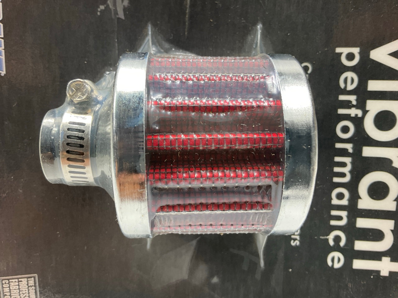 Vibrant Performance 2167 Engine Crankcase Breather Filter, 1/2'' Inlet X 3.125'' H