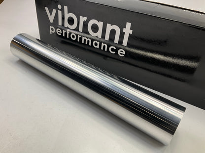 Vibrant 2173 3'' O.D. Air Intake Aluminum Straight Tubing 18'' Long Polished Tube