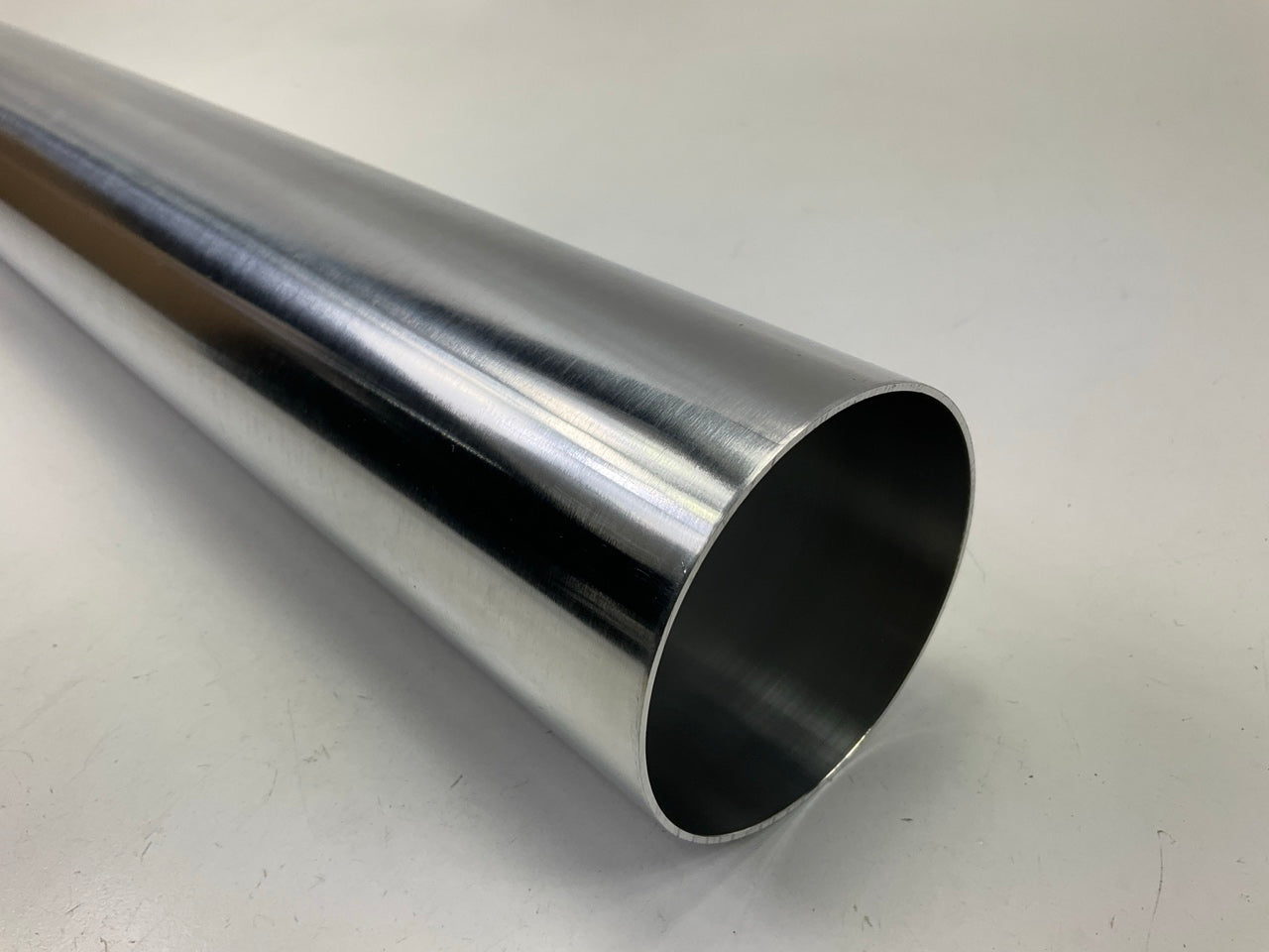 Vibrant 2173 3'' O.D. Air Intake Aluminum Straight Tubing 18'' Long Polished Tube