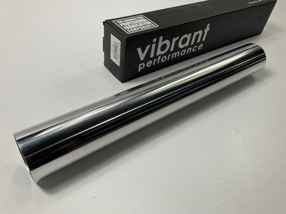 Vibrant Performance 2174 Polished Aluminum Straight Tubing, 2.5'' OD, 18'' Long