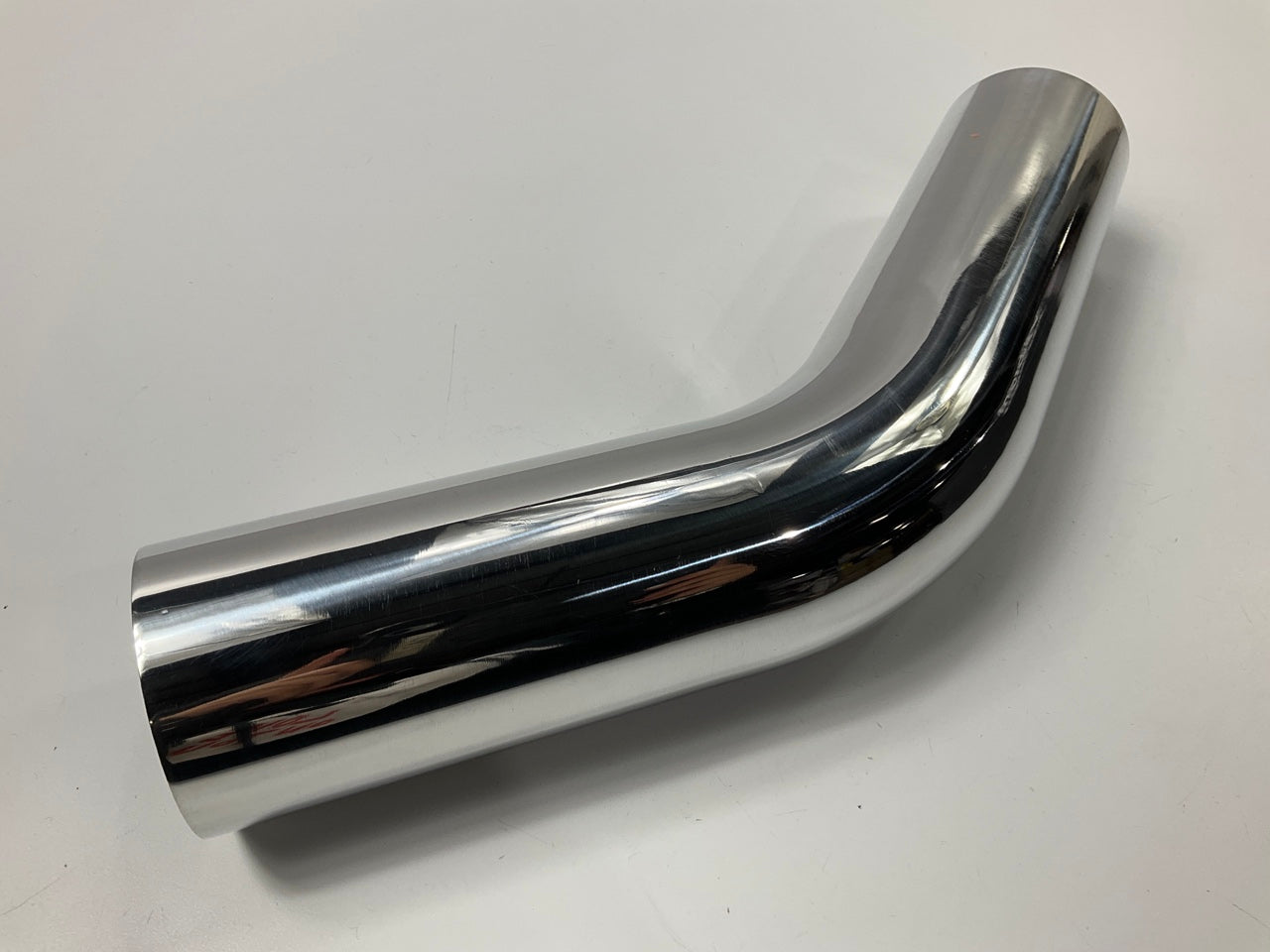 Vibrant 2175 3'' O.D. Aluminum 45 Degree Bend Polished Air Intake Tube