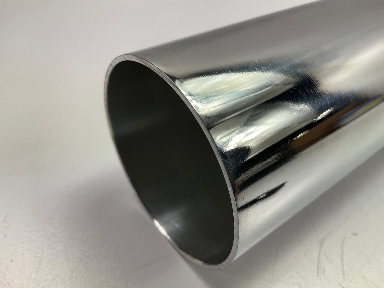 Vibrant 2177  2.5'' OD Polished Aluminum 45 Degree Bend Air Intake Tube