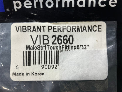Vibrant Performance 2660 Male Straight Push Lock Vacuum Fitting, 1/8'' NPT X 5/32