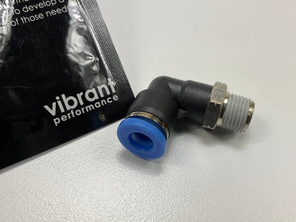 Vibrant Performance 2667 90 Degree Elbow Push Lock Vacuum Fitting 1/8'' NPT X 1/4