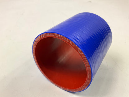 Vibrant 2710B Straight Air Intake Hose Aramid Coupler, 2.5'' ID X 3.00'' Long Blue