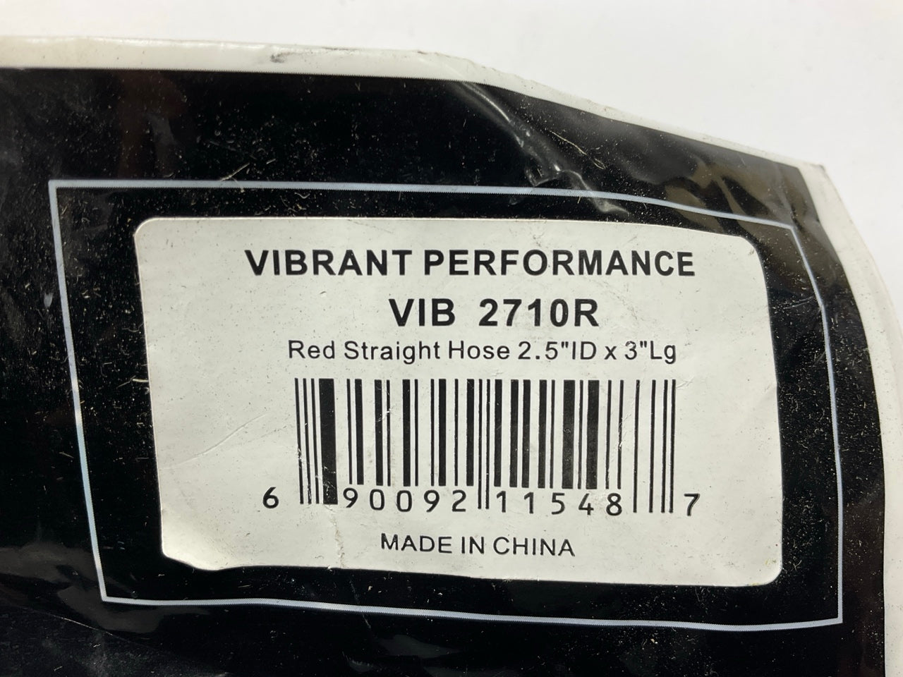 Vibrant Performance 2710R 4 Ply Silicone Straight Hose Couper 2.5'' ID X 3'' Long