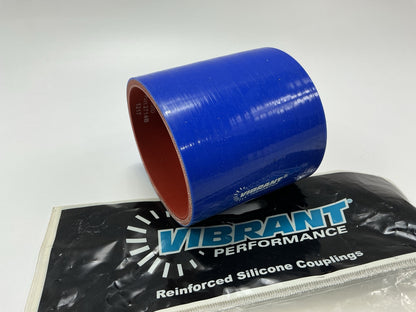 Vibrant Performance 2714B Silicone 3'' Air Intake Coupler, 4-Ply, Blue