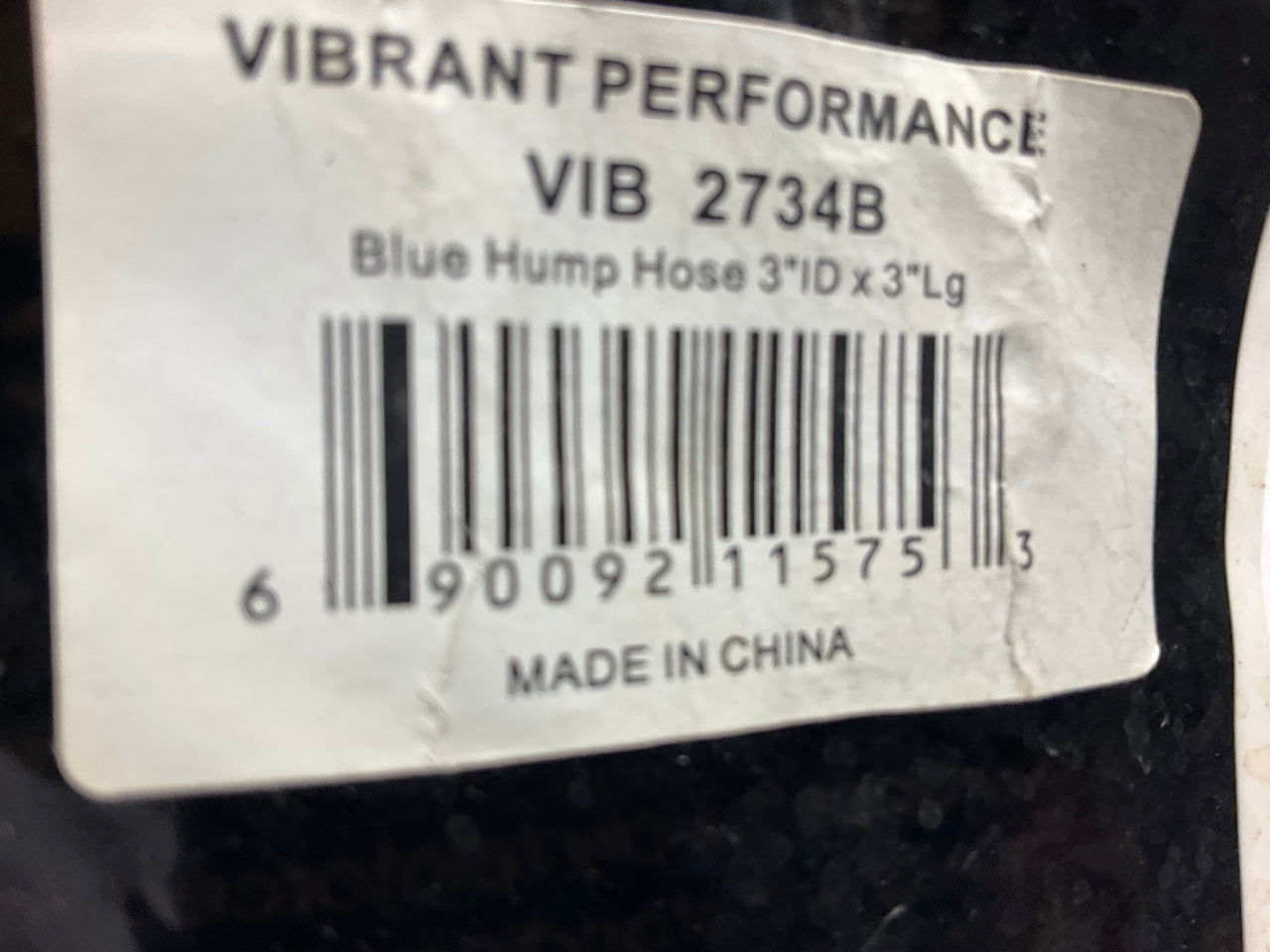 Vibrant Performance 2734B 3'', Silicone Hump Hose Coupler, Blue, 3'' Long