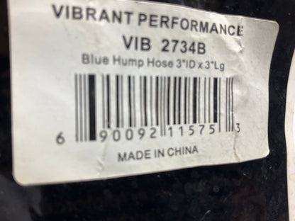 Vibrant Performance 2734B 3'', Silicone Hump Hose Coupler, Blue, 3'' Long