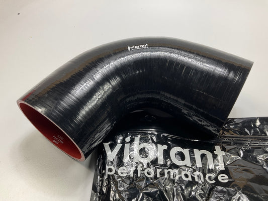 Vibrant Performance 2746 Silicone 90° Elbow Hose Coupler, 4'' ID X 3.50'' Length