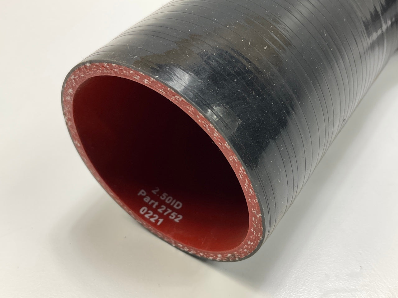 Vibrant 2752 4-Ply 45 Degree Elbow Coupler, 2.5'' I.D. X 5'' Leg Length, Black