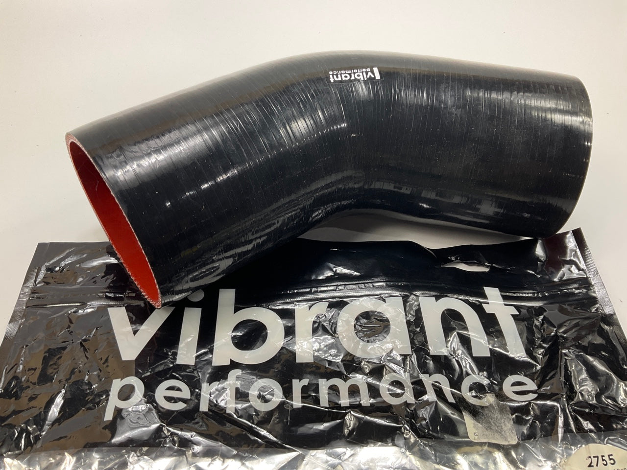 Vibrant Performance 2755 Silicone 45° Elbow Hose Coupler, 3.5'' ID X 12'' Length