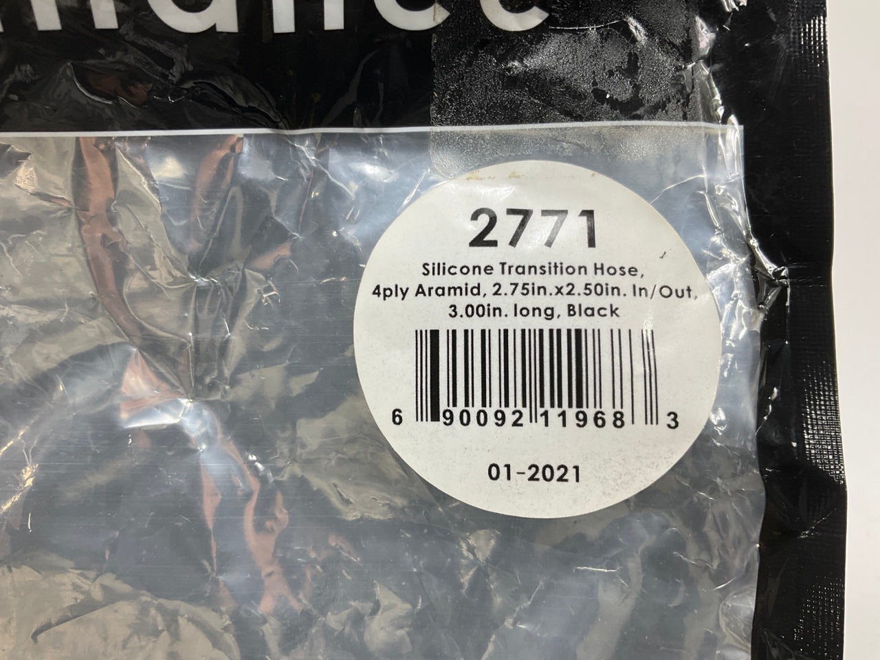 Vibrant Performance 2771 Silicone Hose Reducer Coupler, 2.5'' X 2.75'' X 3.0'' Long