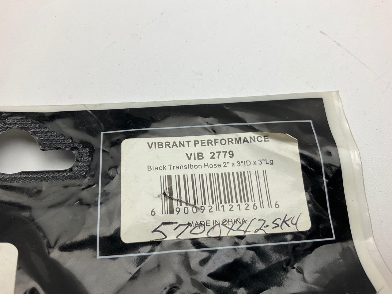 Vibrant 2779 4-Ply Silicone Hose Coupler Reducer 3'' To 2'',  3'' Long, Black