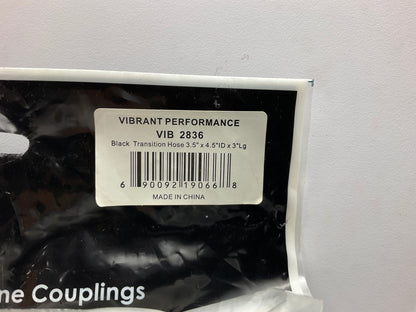 Vibrant Performance 2836 Reducer Coupler, 3.5'' Inlet, 4.5'' Outlet X 3'' Length