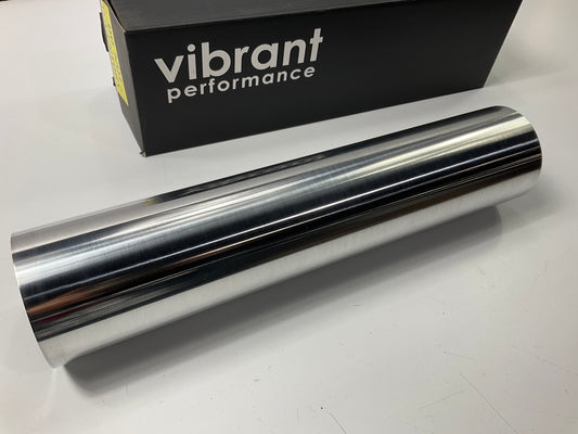 Vibrant 2877 Engine Air Intake Tube, Straight Aluminum, 4'' OD X 18'' Polished