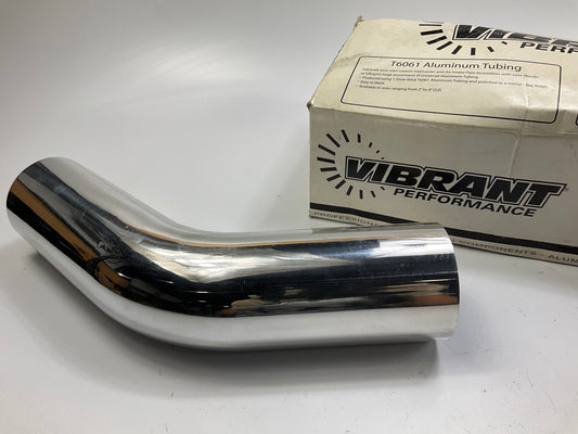 SCRATCHED SEE PHOTO Vibrant 2890 3.5'' OD Aluminum 45 Degree Bend Air Intake Tube
