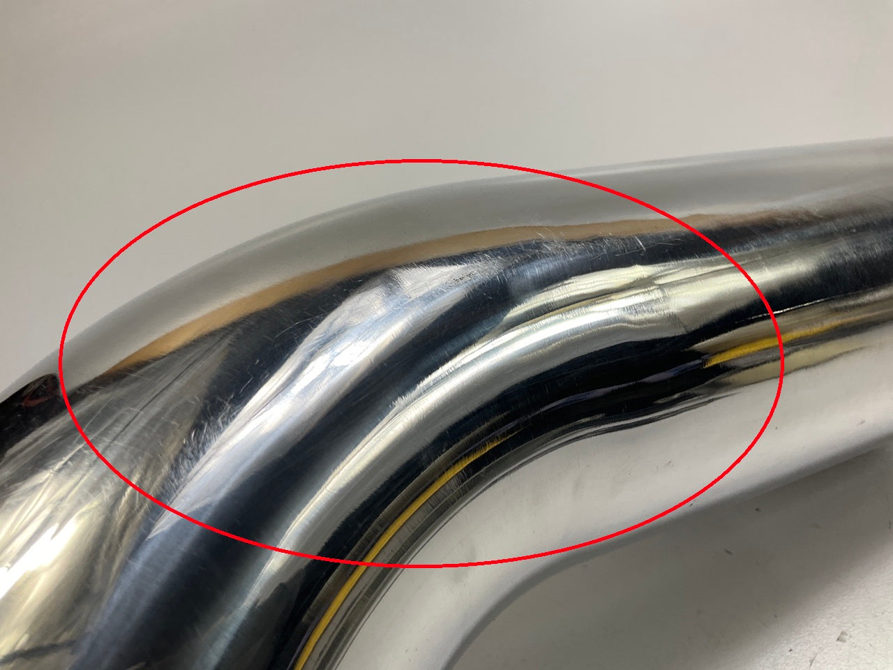 SCRATCHED SEE PHOTO Vibrant 2890 3.5'' OD Aluminum 45 Degree Bend Air Intake Tube