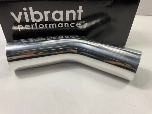 Vibrant Performance 2890 3.5'' O.D. Aluminum 45 Degree Bend Air Intake Tube