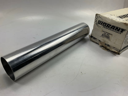 SCRATCHED - Vibrant 2892 3.5'' OD Straight Air Intake Tube 18'' Long Polished Tube