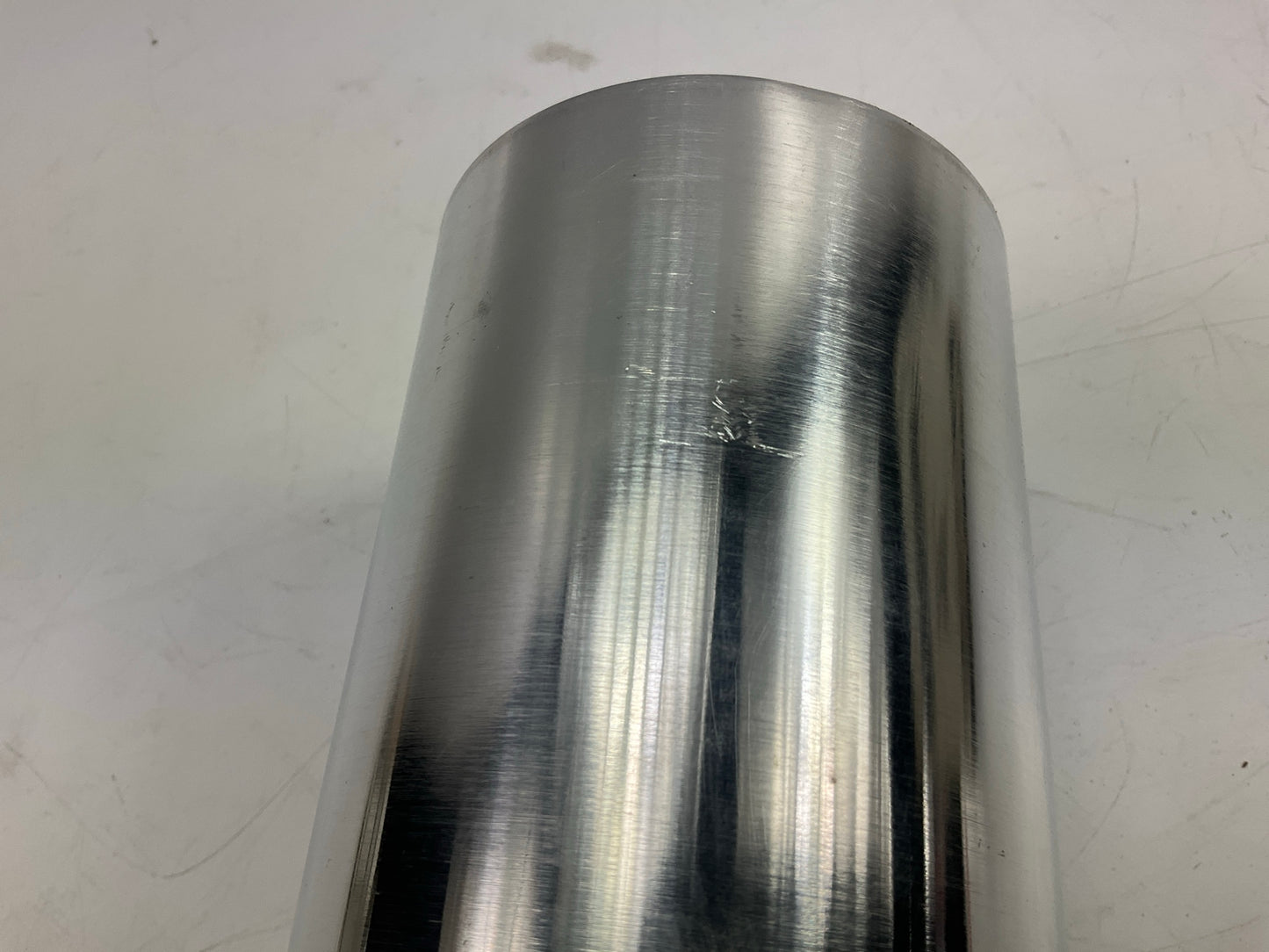 SCRATCHED - Vibrant 2892 3.5'' OD Straight Air Intake Tube 18'' Long Polished Tube