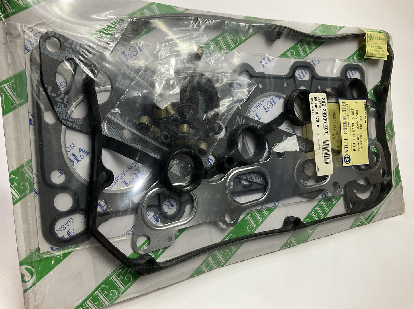 Vict Rhee Jin 0K30E10270HS Head Gasket Set For 2001-2005 Kia Rio
