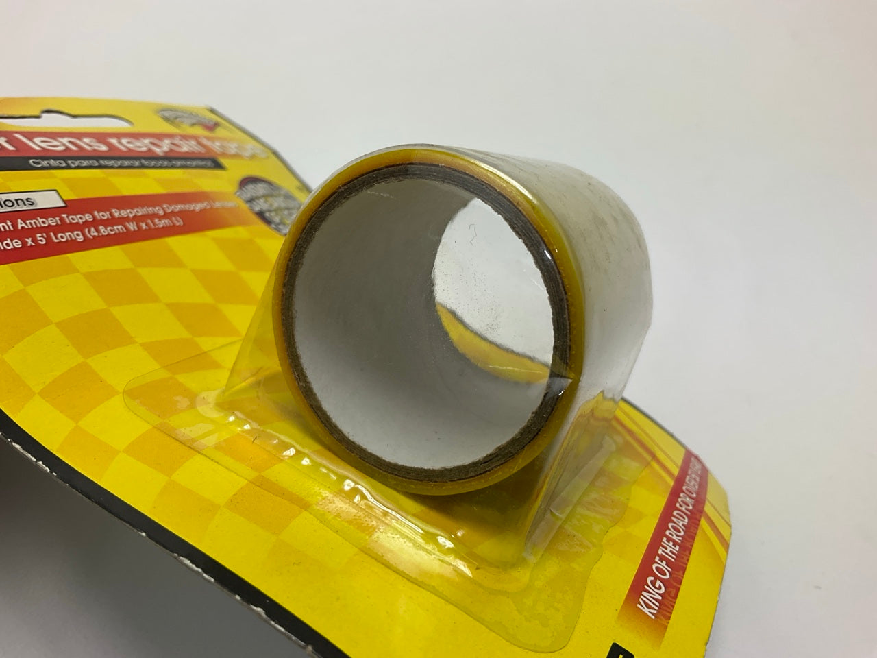 (3) Victor 00309-8 Amber Lens Repair Tape - 1.875'' Wide X 5' Long - 3 / PACK
