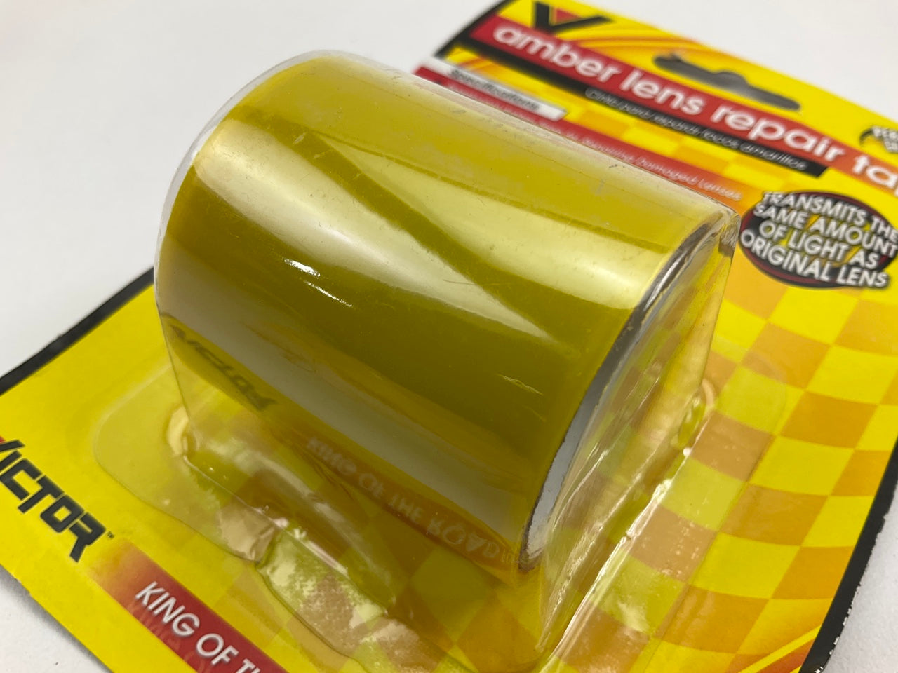 Victor 00309-8 Amber Lens Repair Tape - 1.875'' Wide X 5' Long