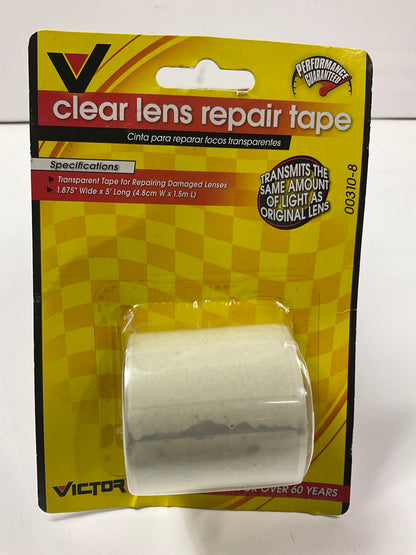 Victor 00310-8 1-7/8''x5' Clear Transparent Headlight Lens Repair Tape